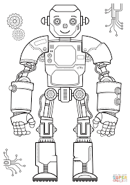 Robot Coloring Page | Free Printable