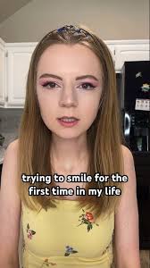 I finally smile for the first time in my life