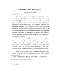 Teori perdagangan internasional menurut christianto (2013) pengertian perdagangan internasional secara sederhana menurut kamus ekonomi yaitu perdagangan yang terjadi antara dua negara atau lebih. Doc Sistem Perdagangan Global Docx Faiz Iqbal Iqbal Academia Edu