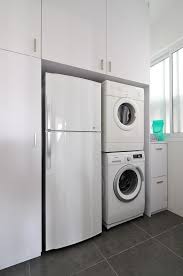 I put them in a drawer which i don't put food in. Fridge Freezer Laundry Room Ideas Photos Houzz