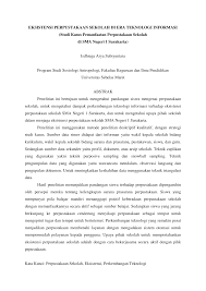 Yang bertujuan untuk menyebarkan buku pembelajaran dalam bentuk digital. Https Media Neliti Com Media Publications 164926 Id Eksistensi Perpustakaan Sekolah Di Era T Pdf