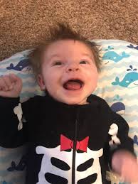 Don't you just love baby smiles? What do you think they are smiling about?