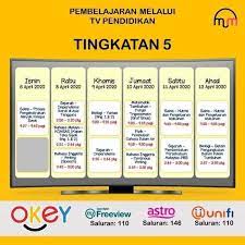 Jadwal belajar merupakan hal yang sangat penting untuk memastikan keberhasilan belajar selama di rumah karena tanpa jadwal yang jelas hampir bisa dipastikan tujuan belajar yang ingin dicapai pun akan buyar dan mengganggu konsistensi kamu untuk menyelesaikan beberapa topik pelajaran. Jadual Lengkap Tv Pendidikan Download Jadual Belajar Darjah 5 Hingga Tingkatan 5 Edu Bestari