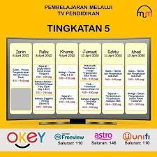 Murid diminta untuk memberikan 3 contoh ayat aktif dan 3 contoh ayat pasif. Jadual Lengkap Tv Pendidikan Download Jadual Belajar Darjah 5 Hingga Tingkatan 5 Edu Bestari