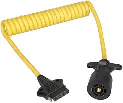 Find all of your trailer lighting needs at menards from adapters to complete trailer wiring kits. Coiled 7 5 Way Trailer Adapter Nautique Parts