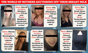 MailOnline nips into the seedy underground world of mothers auctioning off  their BREAST MILK | Daily Mail Online