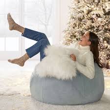 Recycled Blend Faux Fur Quarry Bean Bag Chair Bean Bag Chair Bean Bag Chair Pottery Barn Fur Bean Bag
