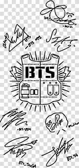 Bts Signatures Illustration Bts Army K Pop Samsung Galaxy Fake Love Bt21 Transparent Background Png Clipart Bts Signatures Fake Love Bts