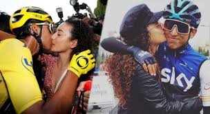 Dueño de una mentalidad única egan bernal parece estar enfocado a lo que sería el logro máximo de cualquier deportista de este. Xiomy Guerrero La Novia Ciclista Y El Gran Talisman De Egan Bernal Campeon Del Tour De Francia Informalia Es
