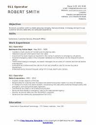 You need to provide several types of documentation when you apply for a position or when you go to an. 911 Operator Resume Samples Qwikresume