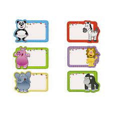 Oriental Trading Zoo Animals Names Name Tag For School Name Tags