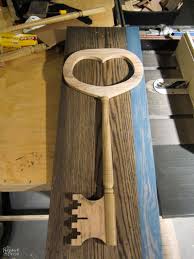 Rustic Wooden Keys Inspired By Pottery Barn Wooden Crafts Diy Wood Diy Rustic Diy