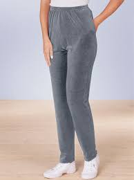 2 poches sur les côtés, taille élastique et lien à nouer. Pantalon De Detente Confortable En Velours Ras Vetements De Loi