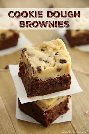 Cookie Dough Brownies Eat Drink Love In 2020 Brownie Recipes Cookie Recipes Ultimate Brownie Recipe