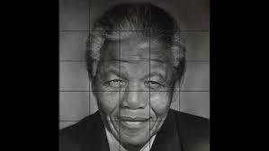 Tonal-graphite-portraits using the grid method