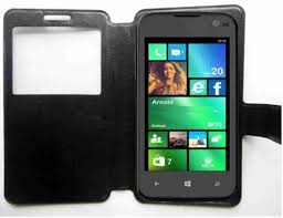 Flip Cover for Lava Iris Win1 - Black ...