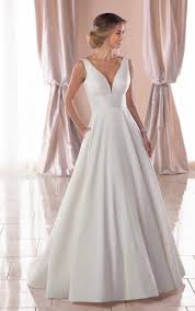 These royal nuptial gowns are pretty spectacular. Royal Inspired Simple Plus Size Wedding Dress Stella York Wedding Dresses