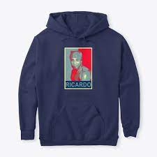Ricardo Milos Hope Products From Ricardo Store Teespring Ricardo Milos Has His Take On The Famous Campaign Poster Hope In His Hoodies Cool Hoodies Shirts