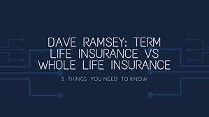 Dave ramsey term life insurance. Dave Ramsey Term Life Insurance Vs Whole Life Insurance