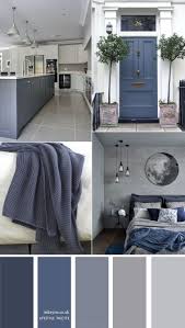 Gris Bleu A La Maison De La Couleur Du Decor Idee 15 Maison De La Palette De Couleurs Des Idees Couleurs Maison Decoration Maison Decoration Interieure Gris