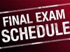 Please note the following when determining your examination schedule: Announcement Of The Confirmed End Of Semester Examination Time Table Ceet For Semester 1 2020 2021
