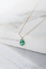 Emerald Necklace Birthstone Necklace 14k Gold Necklace Etsy Birthstone Necklace Emerald Necklace 14k Gold Necklace