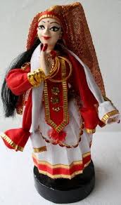 Kathakali Dolls Indian Dolls Female Dancers Indian Costumes