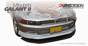 Mitsubishi Galant 8 Tuning Body Kit Lenzdesign Performance In 2020 Mitsubishi Galant Body Kit Mitsubishi