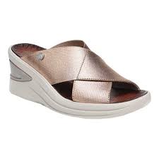 womens bzees vista slide size 95 m gold fabric