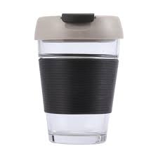 Glass Travel Cup 350ml Kmart