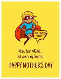 Your mom will appreciate any message that comes from the heart and has heart felt sentiment. Yellow Funny Mother S Day Card Template
