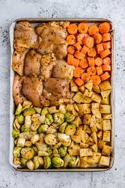 Sheet Pan Kickin Curry Honey Mustard Chicken Veggies Ambitious Kitchen Recipe In 2020 Sheet Pan Dinners Recipes Sheet Pan Dinners Chicken Chicken Dinner