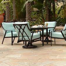 Outdoor Dining Tropitone Patio Furniture Aluminum Patio Furniture Dining Chair Cushions