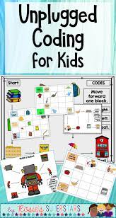 Coding Unplugged Great For The Hour Of Code Unplugged Coding Activities Coding For Kids Teaching Coding