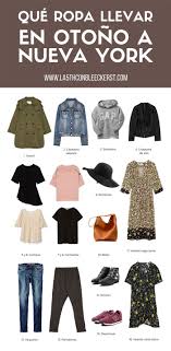 El Tiempo En Nueva York Ropa Ropa Para Viajes Moda Nueva York