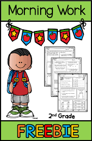 Morning Work Freebie For Second Grade In 2020 Morning Work Morning Work Freebie Free Morning Work
