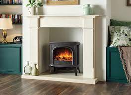 The vivid flame electric firebox mimics the look of a real fire, but does not require a chimney or vents and plugs into a standard outlet for convenient set up. 3 Ways To Style Your Home With An Electric Stove Stovax Gazco