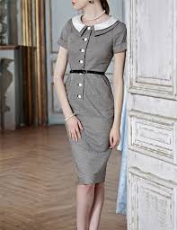 Vintage Business Cocktail Dress Pencil Custom Made To Measure Etsy Casual Cocktail Dress Womens Dress Suits Vintage Inspired Cocktail Dress