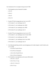 A list of free proxy servers from across the internet. Soal Ukk Hawai