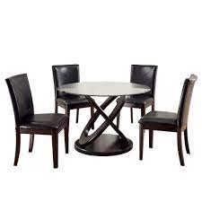 Bar table and chair set. Round Glass Top Dining Sets Ideas On Foter