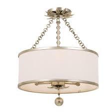 You will love how this fixture transforms your home. Broche 3 Light Antique Silver Ceiling Mount 2ku20 Beautiful Lights