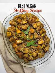 Easy Best Vegan Stuffing Only 8 Ingredients Recipe In 2020 Clean Eating Vegan Vegan Thanksgiving Recipes Vegan Recipes Healthy