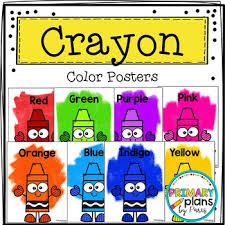 Crayon Color Posters Worksheets Teachers Pay Teachers