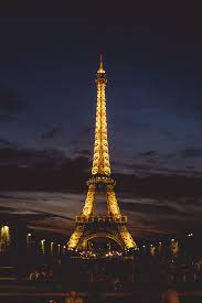 Located in paris, the capital of france, the tower reaches a height of 1069 feet and a square area of 328 feet. Hd Wallpaper France Paris Eiffel Tower By Night Parisbynight Sunset Wallpaper Flare