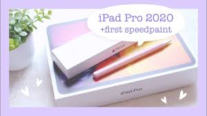 Unboxing Ipad Pro 2020 11 Inch Cute Apple Pencil First Procreate Drawing In 2020 Apple Pencil Ipad Pro Ipad