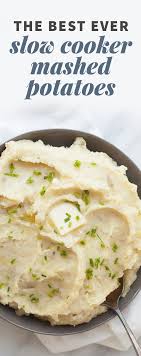 Slow Cooker Mashed Potatoesbest Ever Crockpot Mashed Potatoes Recipe Recipes Slow Cooker Recipes Crock Pot Potatoes