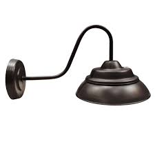 It spins 210 degrees up and down—this is enough to rotate the fixture to any angle. Bronze Led 14 Inch Gooseneck Barn Light 42w 4027lm 5000k