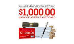Maybe you would like to learn more about one of these? Enter To Win A 1000 Gift Card From Bank Of America Get It Free