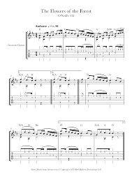 Maybe you would like to learn more about one of these? Flowers Of The Forest Scottish Trad Sheet Music For Guitar 8notes Com