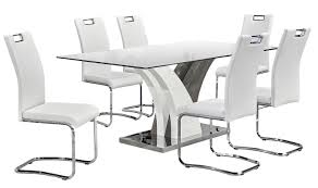 The brick offers various heights, colours, brands, and styles of dining room tables online and in our stores, including the contemporary dining table, modern dining table, round dining table, and rectangle dining table. Tuxedo 7 Piece Dining Package White The Brick
